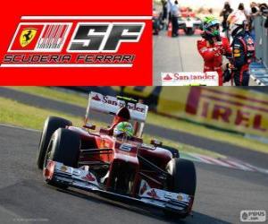 yapboz Felipe Massa - Ferrari - Grand Prix Japonya 2012, sınıflandırılmış 2 nd